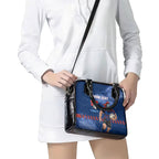 Personalised Newcastle Knights Rugby Shoulder Handbag Newy Warrior Mascot - Sporty Splash Art Style