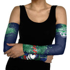 Personalised New Zealand Warriors Rugby Arm Sleeves Maori The Wahs Mascot - Sporty Splash Art Style
