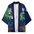 Personalised New Zealand Warriors Rugby Kimono Maori The Wahs Mascot - Sporty Splash Art Style