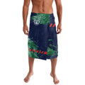 Personalised New Zealand Warriors Rugby Lavalava Maori The Wahs Mascot - Sporty Splash Art Style