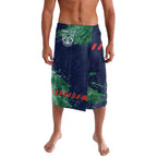 Personalised New Zealand Warriors Rugby Lavalava Maori The Wahs Mascot - Sporty Splash Art Style