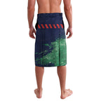 Personalised New Zealand Warriors Rugby Lavalava Maori The Wahs Mascot - Sporty Splash Art Style