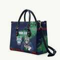 Personalised New Zealand Warriors Rugby Leather Bag Maori The Wahs Mascot - Sporty Splash Art Style