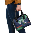 Personalised New Zealand Warriors Rugby Shoulder Handbag Maori The Wahs Mascot - Sporty Splash Art Style