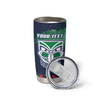 Personalised New Zealand Warriors Rugby Tumbler Cup Maori The Wahs Mascot - Sporty Splash Art Style