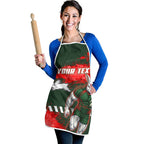 Personalised South Sydney Rabbitohs Rugby Apron Rabbits Mascot - Sporty Splash Art Style