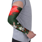 Personalised South Sydney Rabbitohs Rugby Arm Sleeves Rabbits Mascot - Sporty Splash Art Style