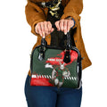 Personalised South Sydney Rabbitohs Rugby Shoulder Handbag Rabbits Mascot - Sporty Splash Art Style