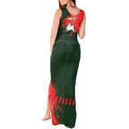 Personalised South Sydney Rabbitohs Rugby Tank Maxi Dress Rabbits Mascot - Sporty Splash Art Style