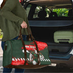 Personalised South Sydney Rabbitohs Rugby Travel Bag Rabbits Mascot - Sporty Splash Art Style