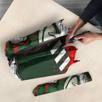 Personalised South Sydney Rabbitohs Rugby Umbrella Rabbits Mascot - Sporty Splash Art Style