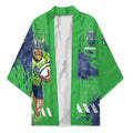 Personalised Canberra Raiders Rugby Kimono Viking Green Machine Mascot - Sporty Splash Art Style