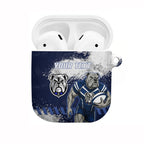Personalised Canterbury-Bankstown Bulldogs Rugby AirPods Case Berries Mascot - Sporty Splash Art Style