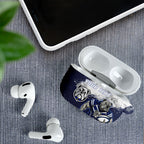 Personalised Canterbury-Bankstown Bulldogs Rugby AirPods Case Berries Mascot - Sporty Splash Art Style