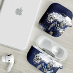 Personalised Canterbury-Bankstown Bulldogs Rugby AirPods Case Berries Mascot - Sporty Splash Art Style