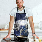 Personalised Canterbury-Bankstown Bulldogs Rugby Apron Berries Mascot - Sporty Splash Art Style