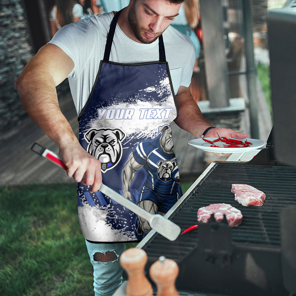 Personalised Canterbury-Bankstown Bulldogs Rugby Apron Berries Mascot - Sporty Splash Art Style