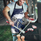 Personalised Canterbury-Bankstown Bulldogs Rugby Apron Berries Mascot - Sporty Splash Art Style