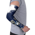 Personalised Canterbury-Bankstown Bulldogs Rugby Arm Sleeves Berries Mascot - Sporty Splash Art Style