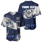 Personalised Canterbury-Bankstown Bulldogs Rugby Baseball Jersey Berries Mascot - Sporty Splash Art Style