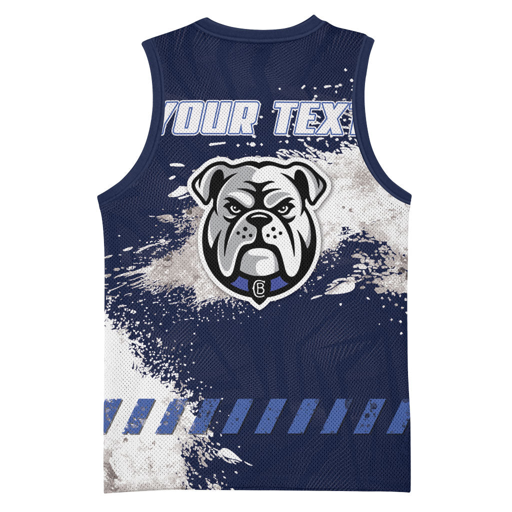 Personalised Canterbury-Bankstown Bulldogs Rugby Basketball Jersey Berries Mascot - Sporty Splash Art Style