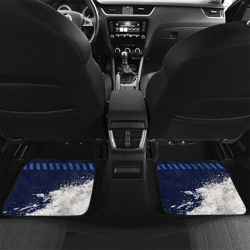 Personalised Canterbury-Bankstown Bulldogs Rugby Car Mats Berries Mascot - Sporty Splash Art Style
