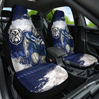 Personalised Canterbury-Bankstown Bulldogs Rugby Car Seat Cover Berries Mascot - Sporty Splash Art Style