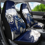 Personalised Canterbury-Bankstown Bulldogs Rugby Car Seat Cover Berries Mascot - Sporty Splash Art Style