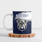 Personalised Canterbury-Bankstown Bulldogs Rugby Ceramic Mug Berries Mascot - Sporty Splash Art Style