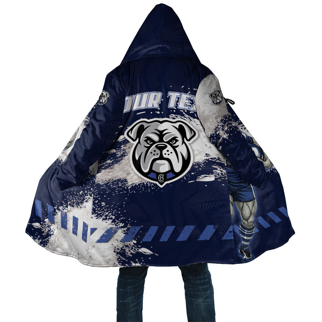 Personalised Canterbury-Bankstown Bulldogs Rugby Cloak Berries Mascot - Sporty Splash Art Style