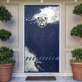 Personalised Canterbury-Bankstown Bulldogs Rugby Door Cover Berries Mascot - Sporty Splash Art Style