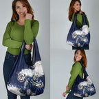 Personalised Canterbury-Bankstown Bulldogs Rugby Grocery Bag Berries Mascot - Sporty Splash Art Style