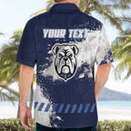 Personalised Canterbury-Bankstown Bulldogs Rugby Hawaiian Shirt Berries Mascot - Sporty Splash Art Style