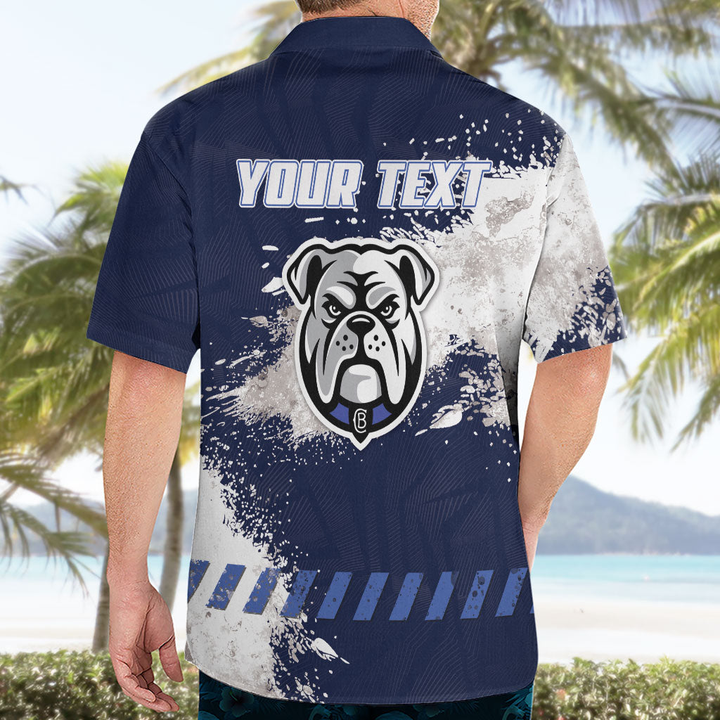 Personalised Canterbury-Bankstown Bulldogs Rugby Hawaiian Shirt Berries Mascot - Sporty Splash Art Style