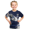 Personalised Canterbury-Bankstown Bulldogs Rugby Kid T Shirt Berries Mascot - Sporty Splash Art Style