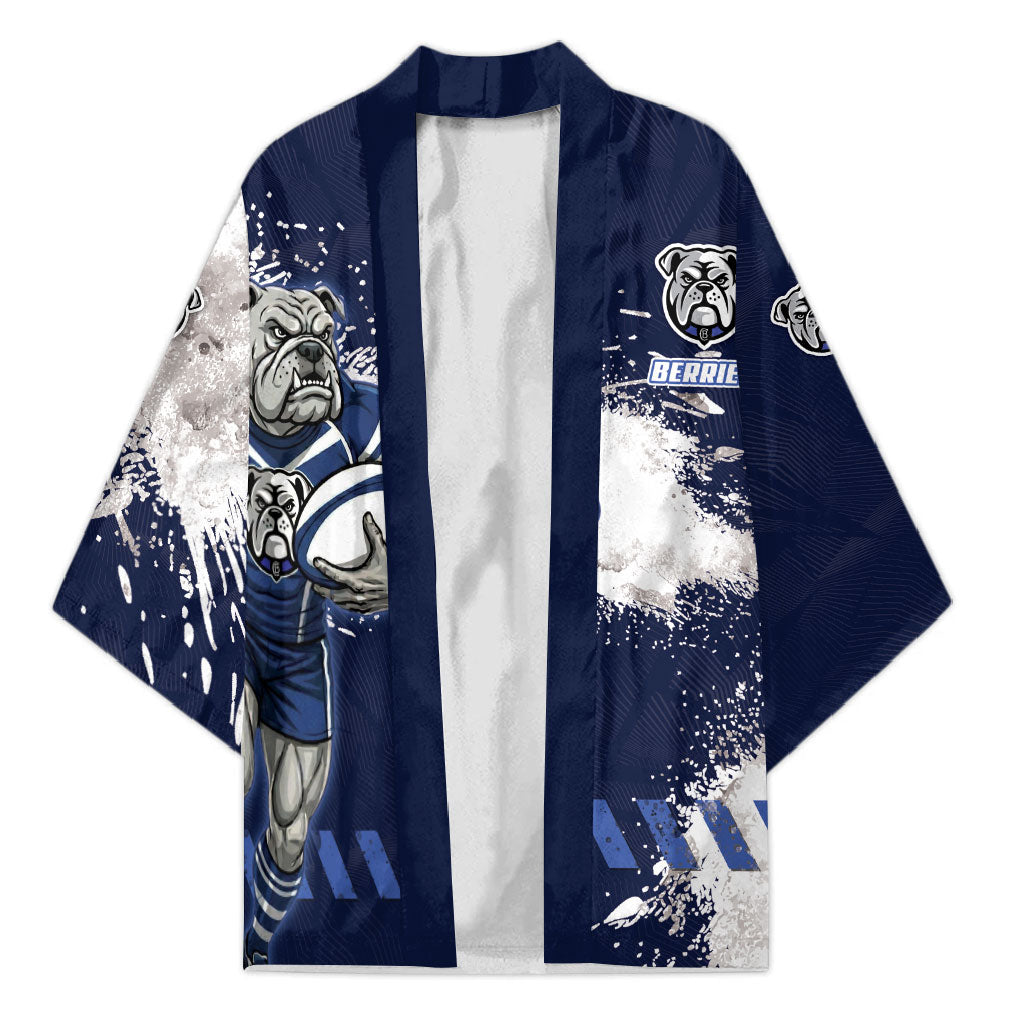 Personalised Canterbury-Bankstown Bulldogs Rugby Kimono Berries Mascot - Sporty Splash Art Style