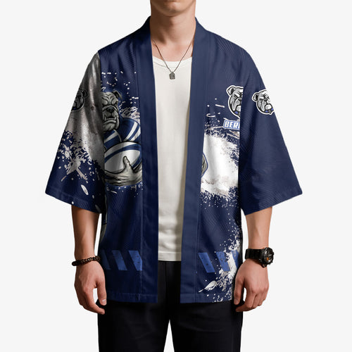Personalised Canterbury-Bankstown Bulldogs Rugby Kimono Berries Mascot - Sporty Splash Art Style