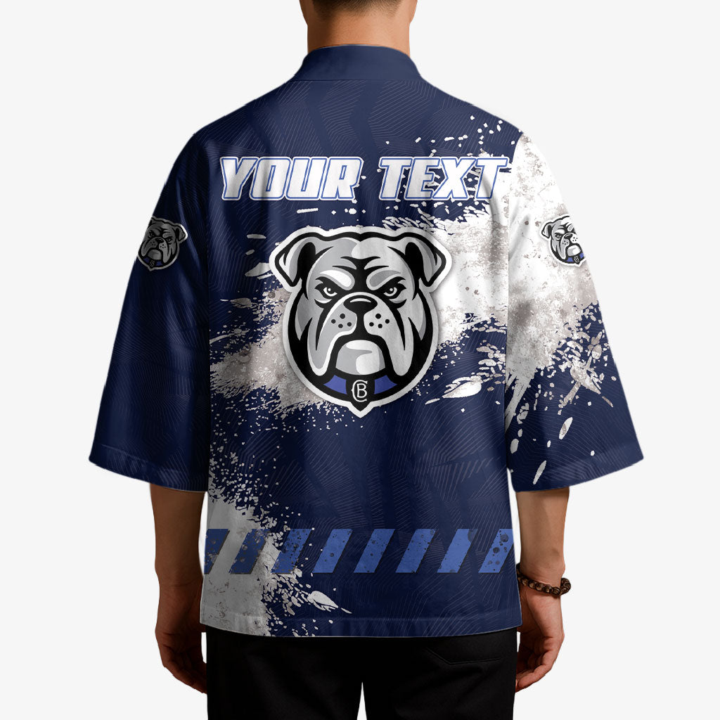 Personalised Canterbury-Bankstown Bulldogs Rugby Kimono Berries Mascot - Sporty Splash Art Style