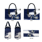 Personalised Canterbury-Bankstown Bulldogs Rugby Leather Bag Berries Mascot - Sporty Splash Art Style