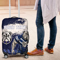 Personalised Canterbury-Bankstown Bulldogs Rugby Luggage Cover Berries Mascot - Sporty Splash Art Style
