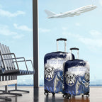 Personalised Canterbury-Bankstown Bulldogs Rugby Luggage Cover Berries Mascot - Sporty Splash Art Style