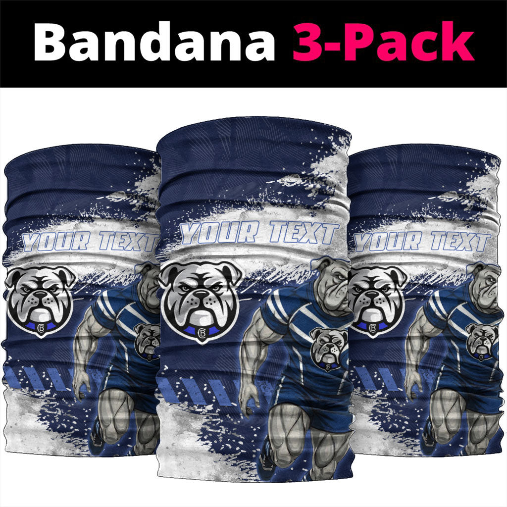 Personalised Canterbury-Bankstown Bulldogs Rugby Neck Gaiter Berries Mascot - Sporty Splash Art Style