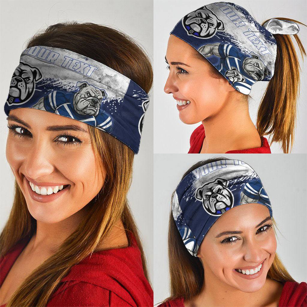 Personalised Canterbury-Bankstown Bulldogs Rugby Neck Gaiter Berries Mascot - Sporty Splash Art Style