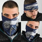 Personalised Canterbury-Bankstown Bulldogs Rugby Neck Gaiter Berries Mascot - Sporty Splash Art Style