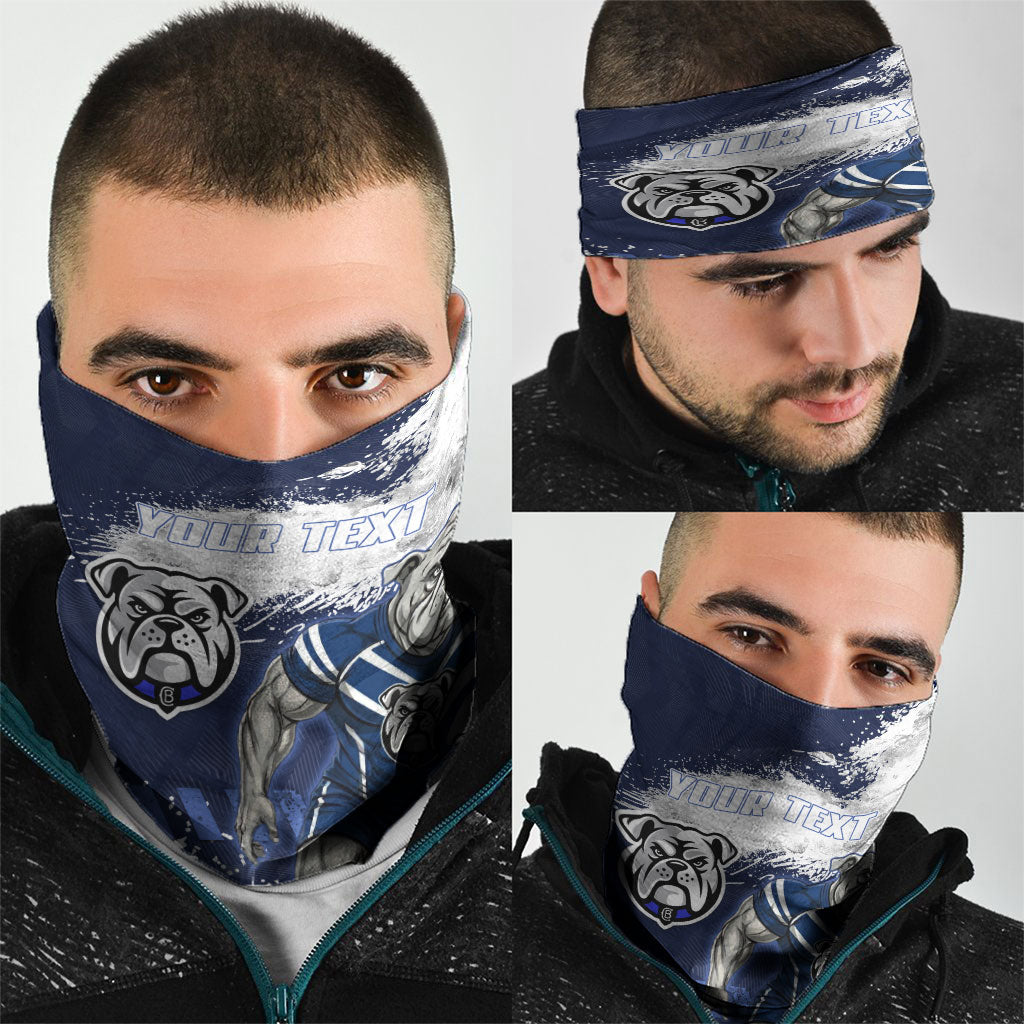 Personalised Canterbury-Bankstown Bulldogs Rugby Neck Gaiter Berries Mascot - Sporty Splash Art Style