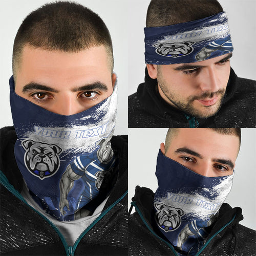 Personalised Canterbury-Bankstown Bulldogs Rugby Neck Gaiter Berries Mascot - Sporty Splash Art Style