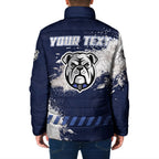 Personalised Canterbury-Bankstown Bulldogs Rugby Padded Jacket Berries Mascot - Sporty Splash Art Style