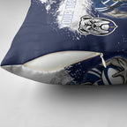 Personalised Canterbury-Bankstown Bulldogs Rugby Pillow Cover Berries Mascot - Sporty Splash Art Style