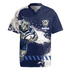 Personalised Canterbury-Bankstown Bulldogs Rugby Rugby Jersey Berries Mascot - Sporty Splash Art Style