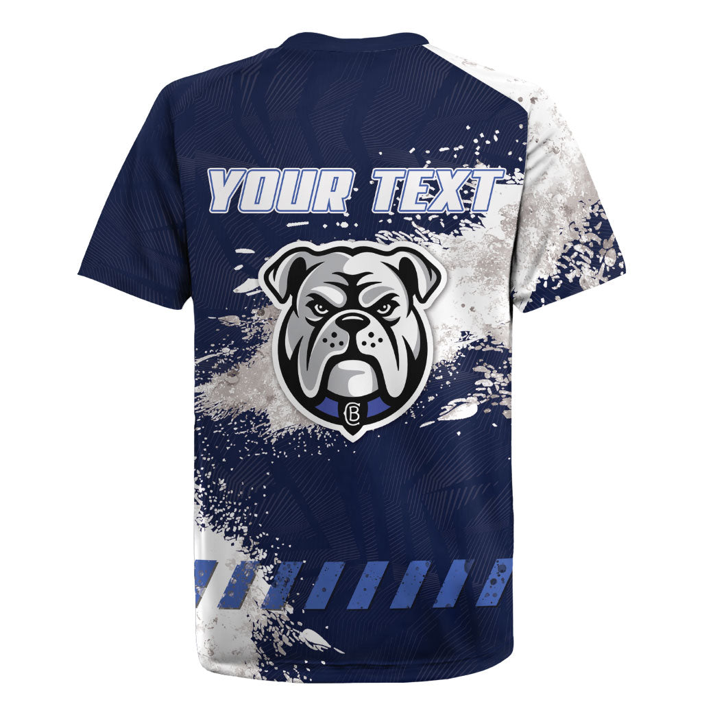 Personalised Canterbury-Bankstown Bulldogs Rugby Rugby Jersey Berries Mascot - Sporty Splash Art Style